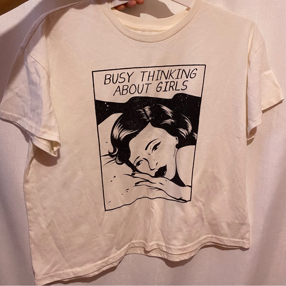 Busy thinking about girls crop top